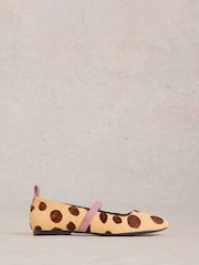 White Stuff Natural Minnie Strap Leather Ballerinas - Image 1 of 5
