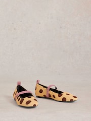 White Stuff Natural Minnie Strap Leather Ballerinas - Image 2 of 5