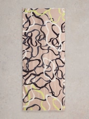 White Stuff Natural Ribbon Swirl Scarf - Image 2 of 3