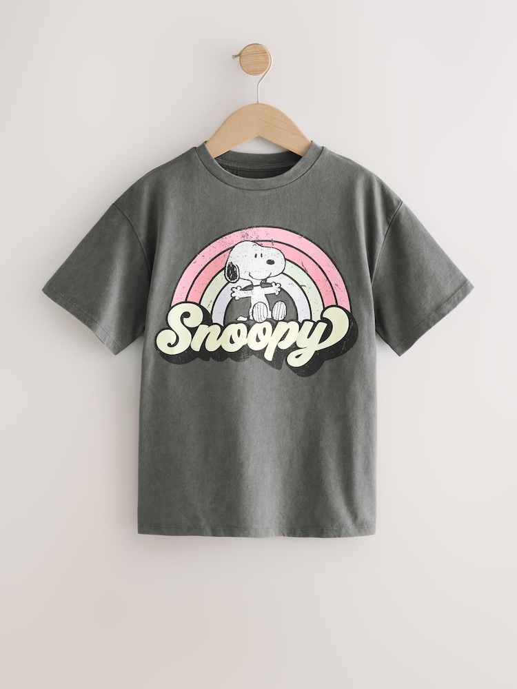 رمادي - Snoopy Peanuts License Graphic T-Shirt (3-16yrs) - صورة 1 من 4