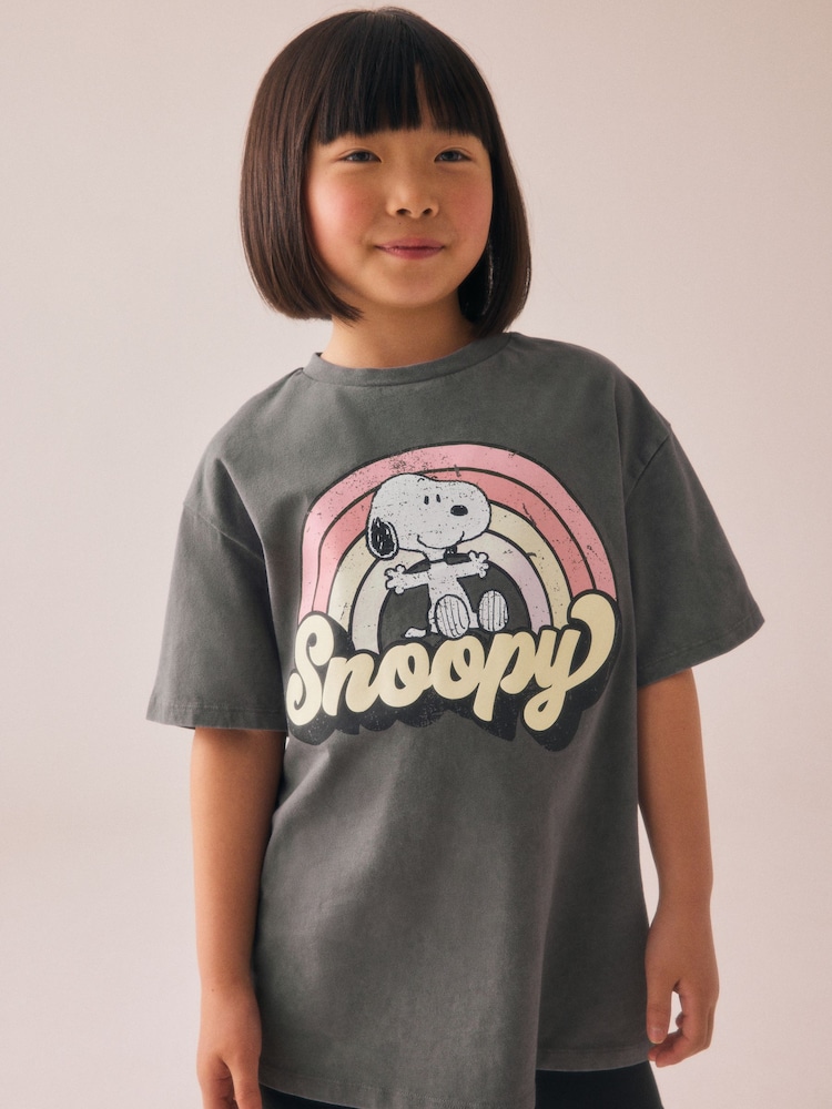 Gris - Snoopy Peanuts License Graphic T-Shirt (3-16yrs) - Imagen 2 de 6 Gris - Snoopy Peanuts License Graphic T-Shirt (3-16yrs) - Imagen 2 de 6