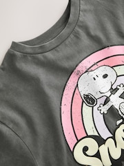 رمادي - Snoopy Peanuts License Graphic T-Shirt (3-16yrs) - صورة 3 من 4