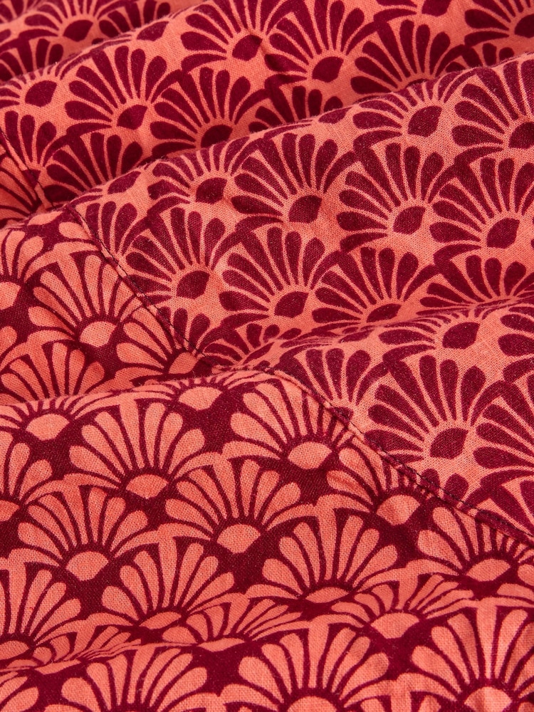 White Stuff Red Sara Linen Blend Maxi Skirt - Image 6 of 6