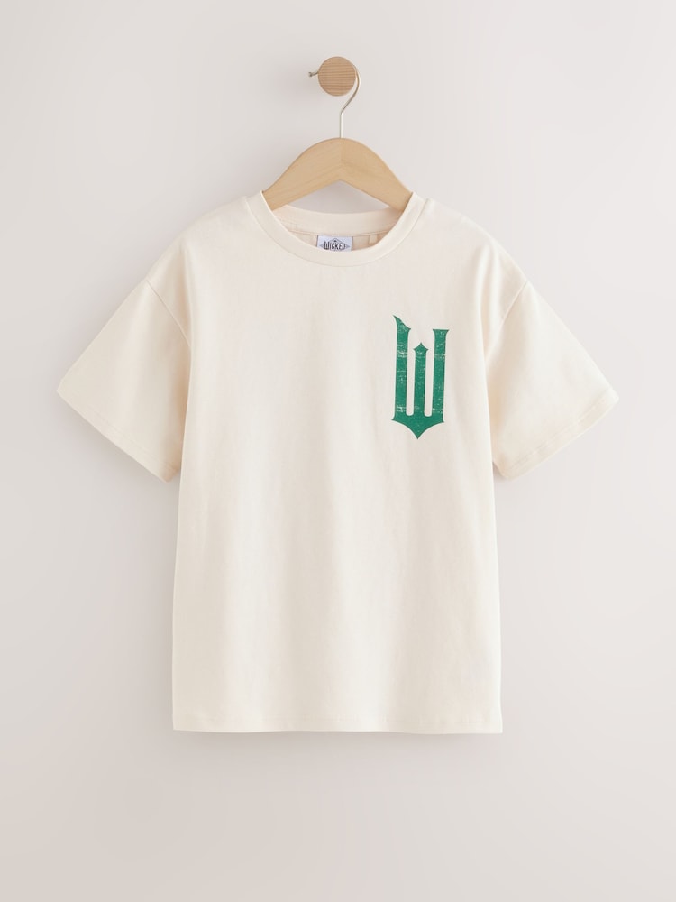 Cream/Pink/Green Wicked Oversized T-Shirt (6-16yrs) - Image 2 of 4
