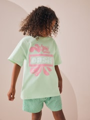 Grün - Oversized Oasis License Band T-Shirt (3-16yrs) - Bild 1 von 4