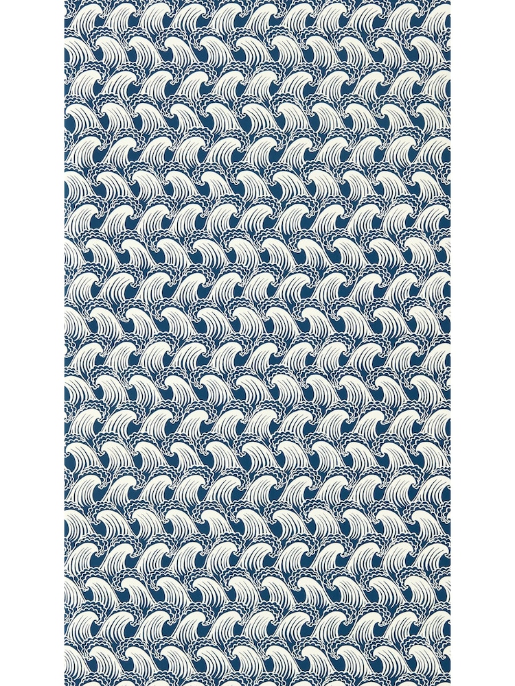 Scion Denim Garden of Eden Ride the Wave Wallpaper Sample - Image 1 of 1