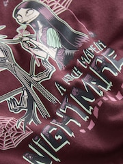 Burgundy The Nightmare Before Christmas Long Sleeve Sweatshirt (3-16yrs) - Image 5 of 6