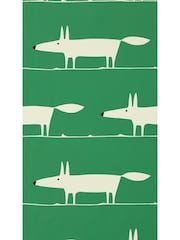 Scion Mint Leaf Garden of Eden Mr Fox Wallpaper Sample - Image 1 of 1