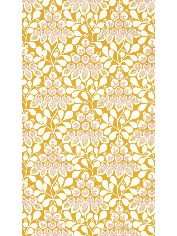Scion Chai Milkshake Garden of Eden Elsa Wallpaper Sample - Image 1 of 1