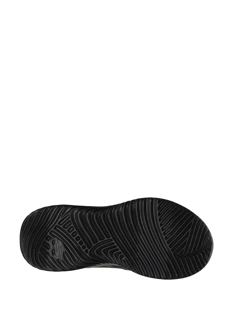 Skechers Black Bounder Power Study School Trainers - Image 2 of 2