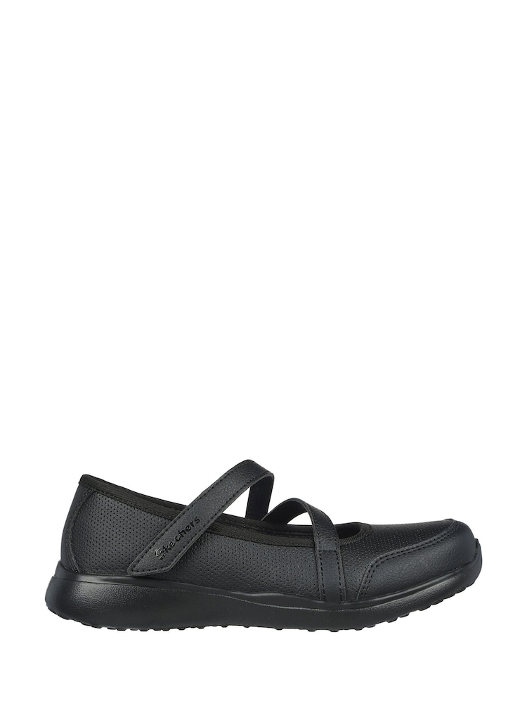 Skechers Black Microstrides School Bus Kicks Trainers - Image 1 of 5