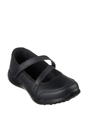 Skechers Black Microstrides School Bus Kicks Trainers - Image 3 of 5