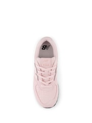 New Balance Pink Girls 574 Trainers - Image 7 of 8