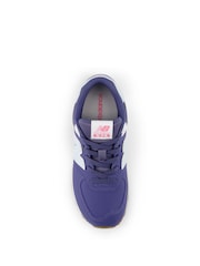 New Balance Blue Girls 574 Trainers - Image 7 of 8