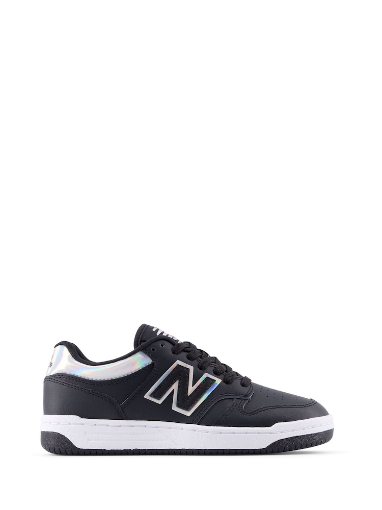 New Balance Black Girls Youth 480 Trainers - Image 1 of 5