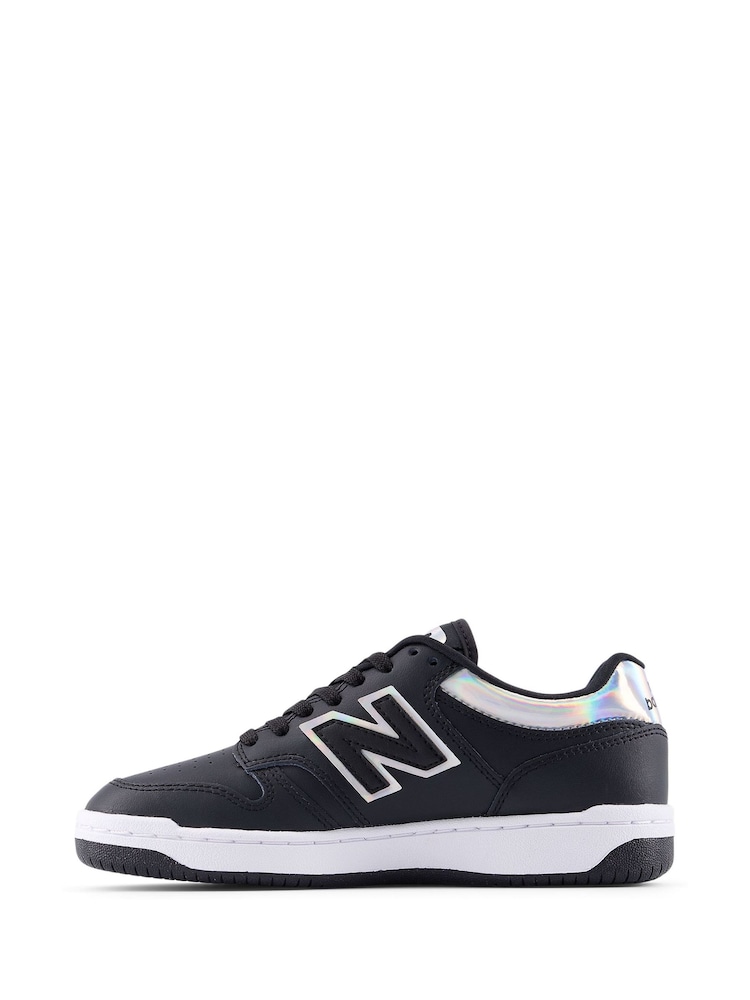 New Balance Black Girls Youth 480 Trainers - Image 2 of 5
