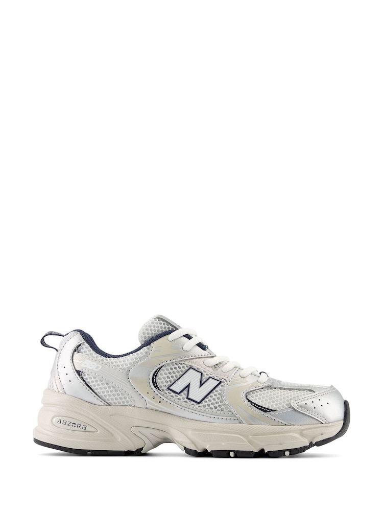 New Balance White/Blue/Red Girls 530 Trainers - Image 1 of 5
