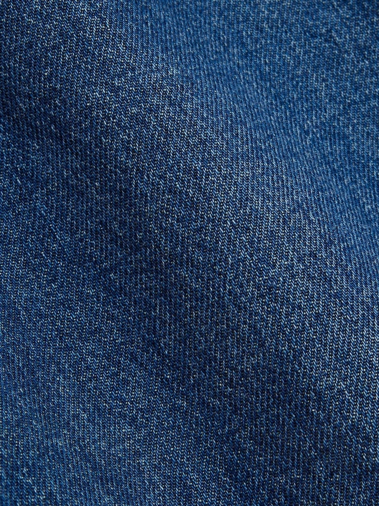 River Island Blue Denim Longline 100% Cotton Jorts - Image 6 of 6 River Island Blue Denim Longline 100% Cotton Jorts - Image 6 of 6
