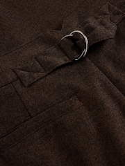 White Stuff Brown Sasha Tweedy Wide Leg Trousers - Image 6 of 6