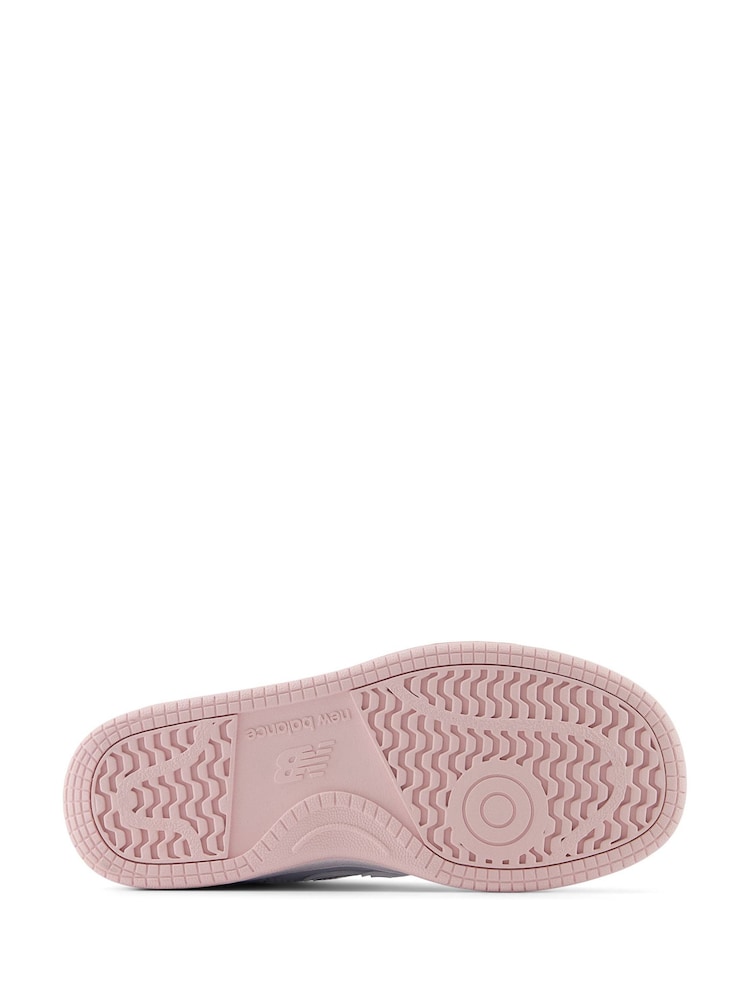 New Balance White/Silver Girls 480 Trainers - Image 7 of 7