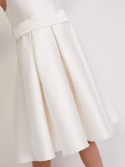 Phase Eight White Melody Ivory Satin Dress - Image 5 of 7