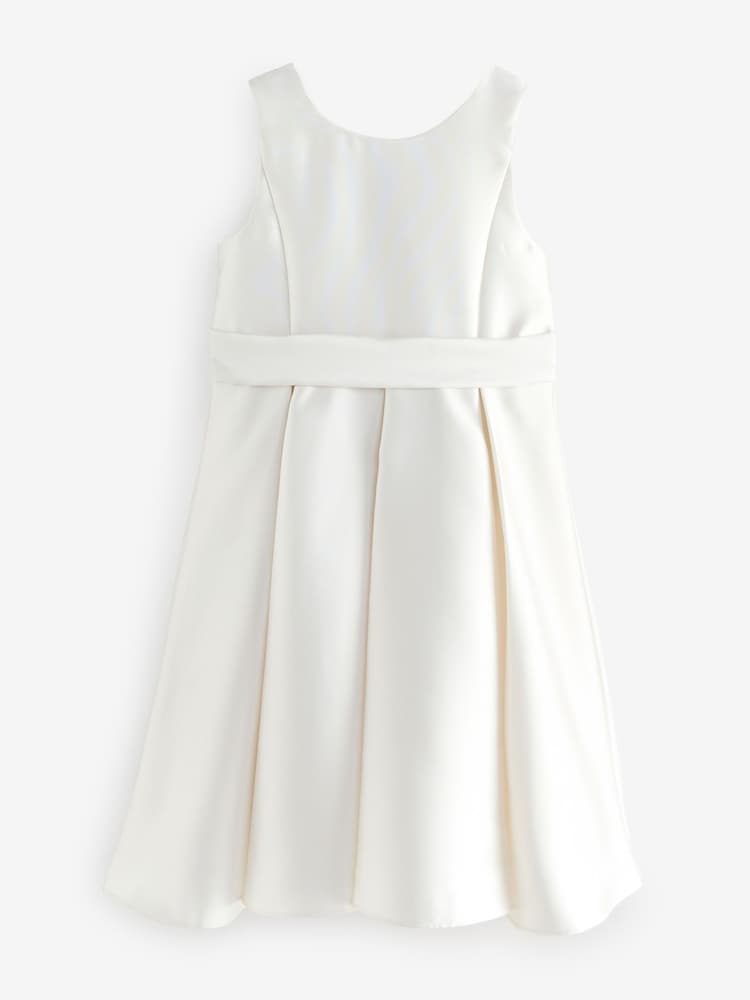 Phase Eight White Melody Ivory Satin Dress - Image 7 of 7