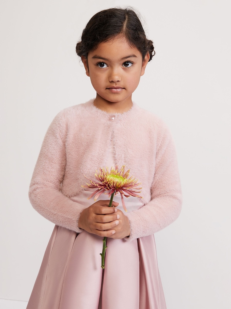 Phase Eight Pink Giselle Antique Rose Fluffy Cover-Up - Image 1 of 7