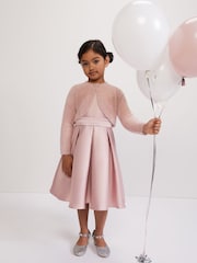 Phase Eight Pink Giselle Antique Rose Fluffy Cover-Up - Image 3 of 7