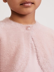 Phase Eight Pink Giselle Antique Rose Fluffy Cover-Up - Image 4 of 7