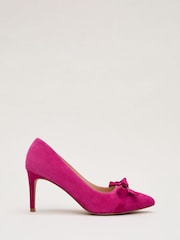 Phase Eight Suede Bow Front Court Shoes - Imagen 1 de 7
