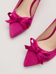 Phase Eight Suede Bow Front Court Shoes - Imagen 3 de 7