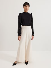 Phase Eight Black Jodie Swirl Burnout Top - Image 3 of 7
