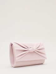 Phase Eight Pink Knot Front Clutch Bag - Image 2 of 7