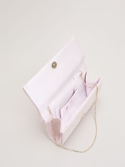 Phase Eight Pink Knot Front Clutch Bag - Image 4 of 7