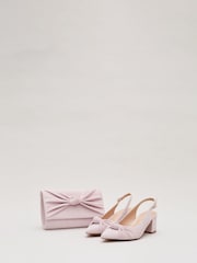 Phase Eight Pink Knot Front Clutch Bag - Image 5 of 7