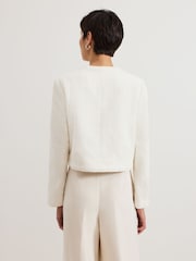 Phase Eight White Ripley Boucle Jacket - Image 2 of 6