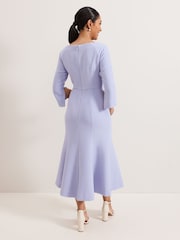 Phase Eight Blue Petite Sienna Tux Dress - Image 2 of 6