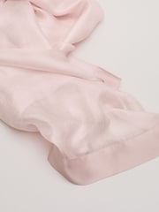 Phase Eight Pink Satin Trim Scarf - Image 3 of 5