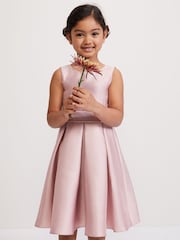 Phase Eight Pink Melody Antique Rose Satin Dress - Image 1 of 7