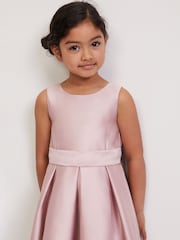 Phase Eight Pink Melody Antique Rose Satin Dress - Image 4 of 7