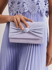Azul - Phase Eight Knot Front Clutch Bag - Imagen 2 de 8
