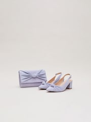 Azul - Phase Eight Knot Front Clutch Bag - Imagen 8 de 8