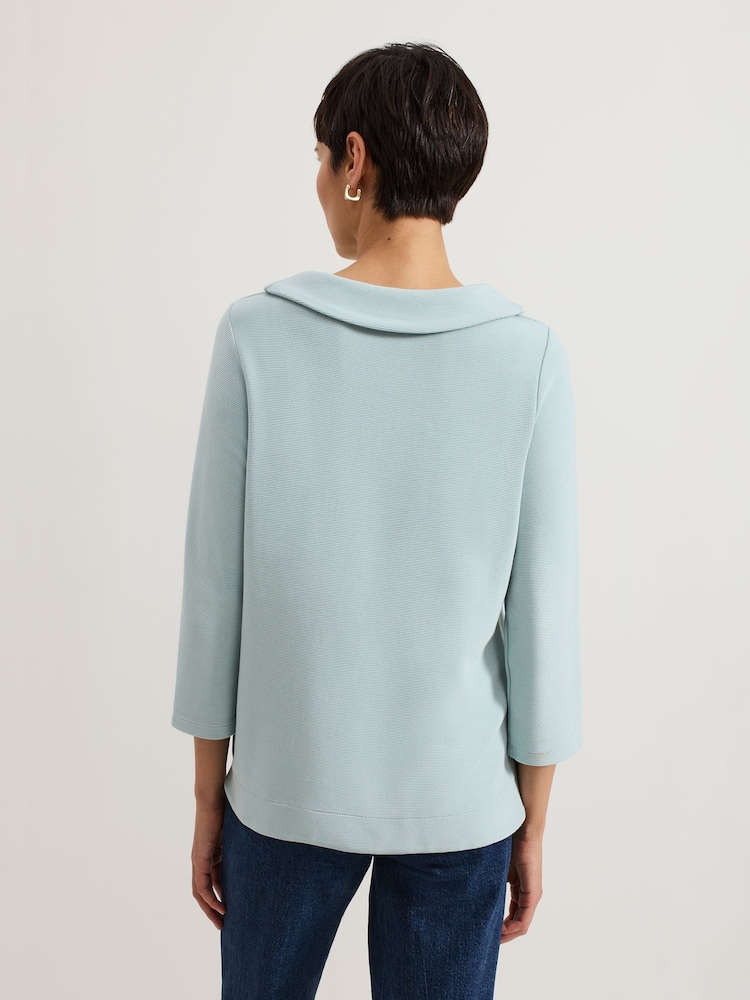 Phase Eight Remy Textured Cowl Neck Top - Image 2 of 7