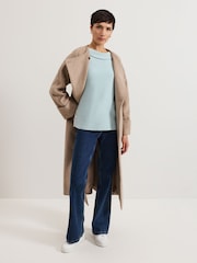 Phase Eight Remy Textured Cowl Neck Top - Image 6 of 7