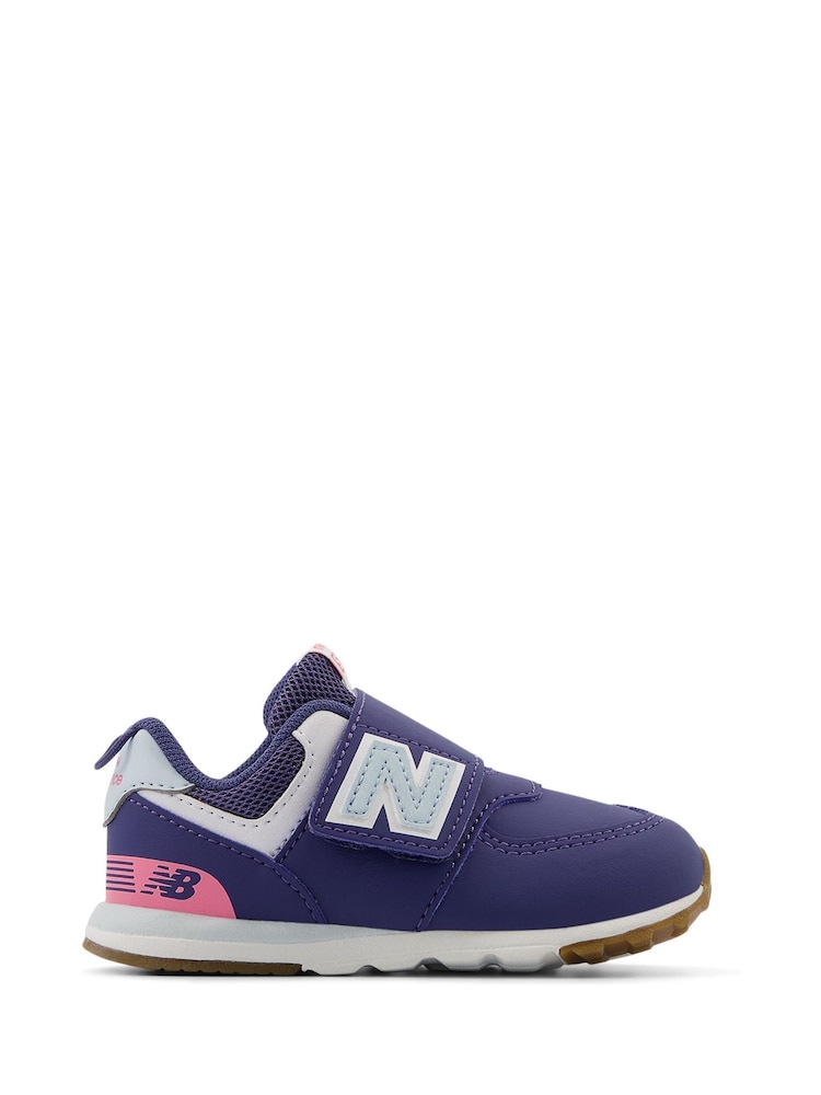 New Balance Blue Girls Infant 574 Trainers - Image 1 of 8