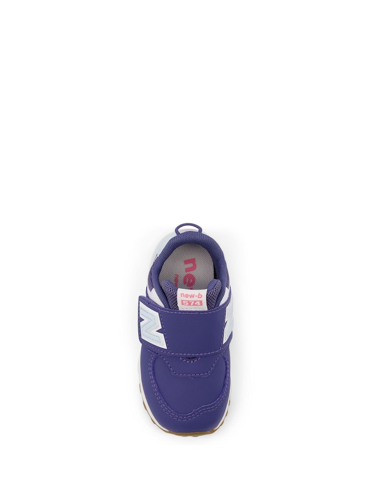 New Balance Blue Girls Infant 574 Trainers - Image 8 of 8