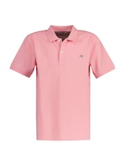 Rosa - GANT Kids Shield Logo Pique Polo Shirt - Imagen 1 de 2