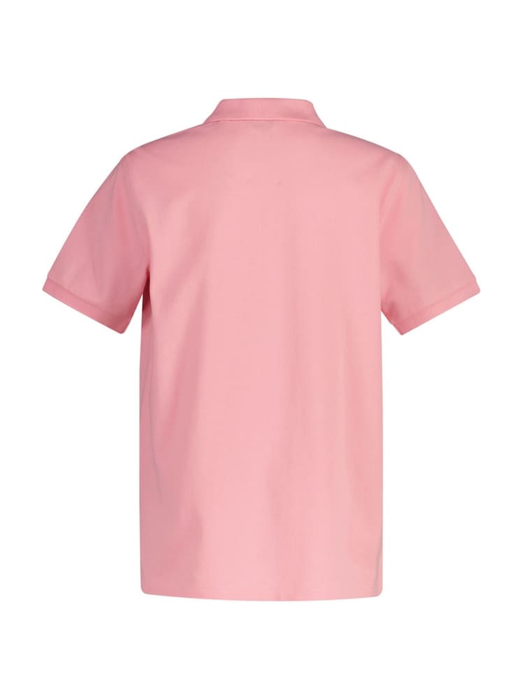 Rosa - GANT Kids Shield Logo Pique Polo Shirt - Imagen 2 de 2