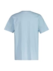 Голубой - GANT Shield Short Sleeve T-Shirt - Изображение 2 из 3