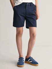 GANT Blue Regular-Fit Chino Shorts - Image 1 of 5